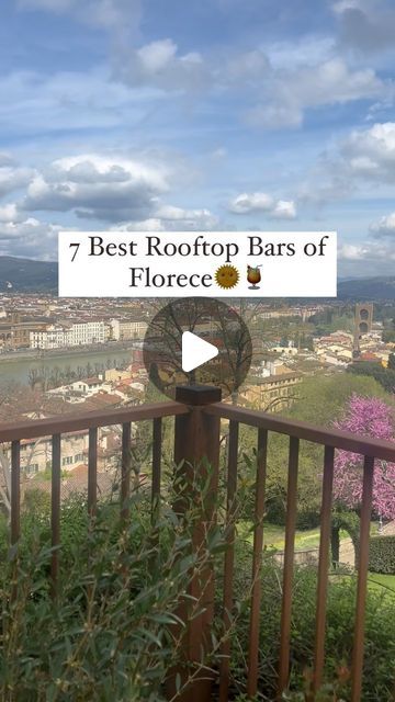 WorldWanderTravel❤️ on Instagram: "🌆Elevate your Florence experience with these 7 rooftop bars offering breathtaking views and unforgettable vibes! 🍸✨

1️⃣ SE·STO on Arno: Enjoy cocktails with a view of the iconic skyline from our chic rooftop terrace. Treat yourself to contemporary Mediterranean cuisine while soaking in the 360-degree panorama of Florence from the top floor of the Westin Excelsior Hotel.

2️⃣ V Divina Terrazza at Grand Hotel Cavour: Sip on signature drinks amidst panoramic views of Florence’s historic landmarks, including the majestic Cathedral of Santa Maria del Fiore and the Palazzo Vecchio.

3️⃣ Art Rooftop Cocktail Bar, Hotel Medici: Here, you can enjoy up-close views of the Duomo and Giotto’s Bell Tower. Perfect for sipping drinks from noon till midnight, it’s the Contemporary Mediterranean, Historic Landmarks, Best Rooftop Bars, Rooftop Bars, Bell Tower, Italy Trip, Mediterranean Cuisine, Top Floor, Signature Drinks