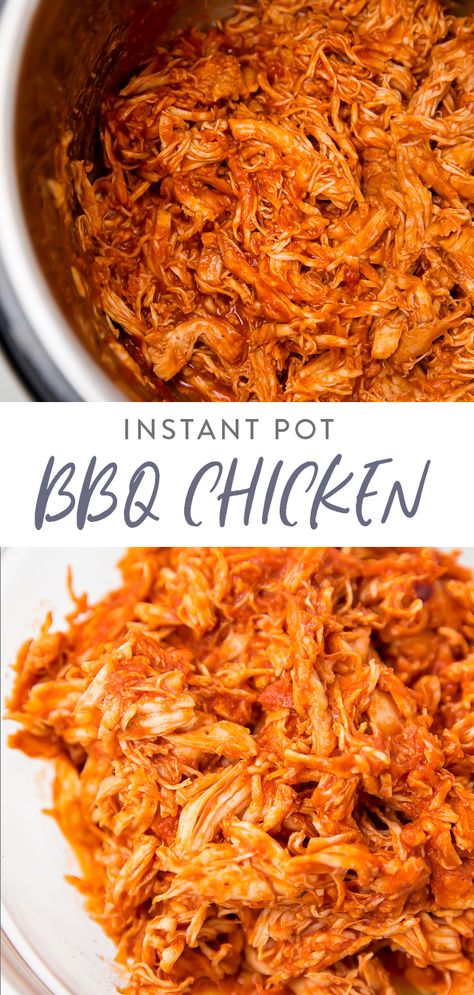 Instant Pot Bbq Chicken, Chicken In The Instant Pot, Instapot Recipes Chicken, Keto Bbq, Shredded Bbq Chicken, Whole30 Keto, Bbq Chicken Recipes, Paleo Low Carb, Chop Suey