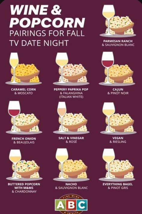 Wine Movie Night, Movie Food Ideas, Date Night Snacks, Food And Wine Pairing, Fall Movie, Activity Calendar, Chick Flick, Movie Night Snacks, Date Night Dinners