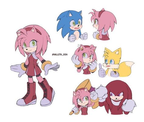 Movie Amy, Sonic Underground, Sonamy Comic, Sonic The Movie, Amy The Hedgehog, Hedgehog Movie, Rouge The Bat, Cartoon As Anime, Sonic And Amy