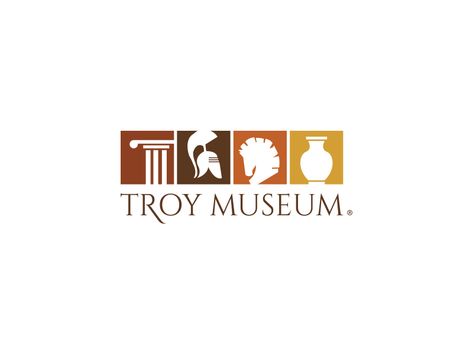 Troy Museum | Logo by yakup akdemir Art Museum Logo Design, Museum Logo Design Ideas, History Logo Design, Theatre Logo, Historical Logo, Identity Card Design, History Logo, Luxe Logo, Museum Branding