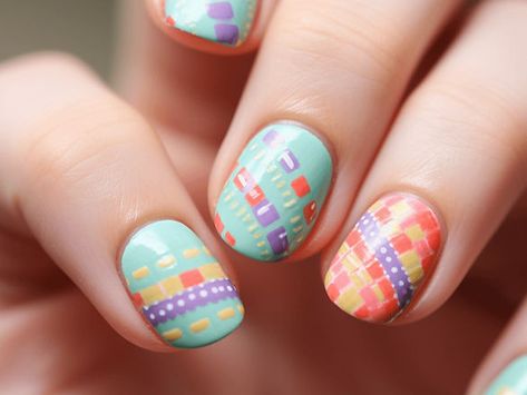 Christian Imagery, Bunny Nails, Easter Egg Pattern, Lavender Nails, Floral Nail Designs, Easter Egg Designs, Christian Symbols, Bunny Face, Spring Look