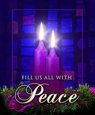 2nd Sunday Of Advent Candle, 2nd Advent Sunday, 2nd Sunday Of Advent, Advent Catholic, Advent Art, Church Bulletins, Best Christmas Quotes, Church Christmas Decorations, Prayer For My Children