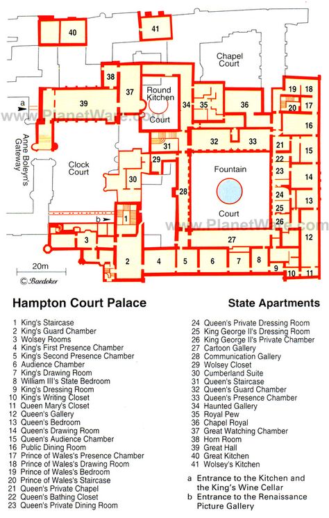 Floorplan of Hampton Court Palace... very interesting to see Sims Rooms, Tudor Dynasty, Tudor Era, Plans Architecture, King Henry Viii, Hampton Court Palace, Tudor History, History Nerd, King Henry