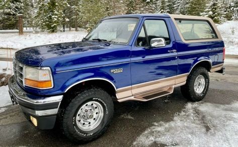 1996 Ford Bronco, Ford Bronco 1996, Ford Explorer Accessories, Ford Truck Models, Obs Ford, Ford Suv, Ford Broncos, Ford 4x4, Ford F Series