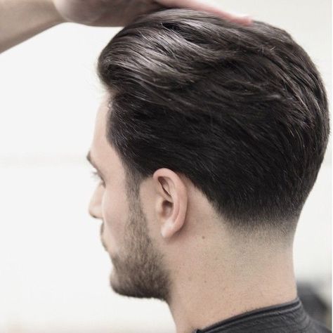 Morris Motley, Mens Hairstyles With Beard, Gents Hair Style, Mens Hairstyles Thick Hair, Men Hair Color, Faded Hair, Men Haircut Styles, Men's Haircut, Slicked Back Hair