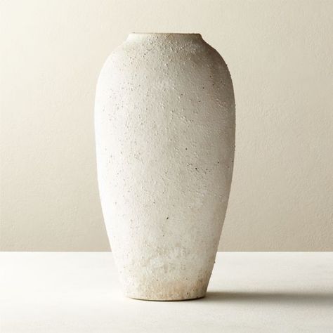 CB2 - August Catalog 2020 - Torino White Textured Vase Tall White Vase, Console Table Decorating, Striped Vase, Marble Vase, Blue Glass Vase, Red Vases, White Ceramic Vases, Black Vase, White Vase