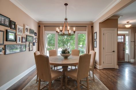 Dining Room At Front Door, Dining Room Doors To Outside, Dinning Room By Front Door, Front Dining Room Ideas, Dining Room By Front Door Entryway, Living Room Attached To Dining Room, Entryway Dining Room Front Entry, Front Door Into Dining Room, Front Door Dining Room Entrance