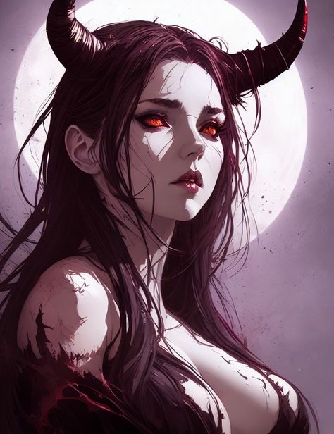 Black Hair And Red Eyes, Sif Dark Souls, Evelynn League Of Legends, Art Vampire, Female Demons, Art Drawing Sketch, 2023 Design, Vampire Art, Demon Girl