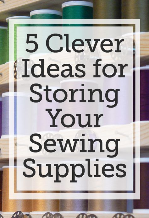 When it comes to sewing, most of us like to have a sewing studio that’s organized in a way that all of our sewing supplies are easy to find. Not only can this make sewing more enjoyable, but it can make for more time sewing and less time spent looking for tools. Check out these five great ways to organize and store all of your sewing supplies. Selamat Hari Valentine, Sewing Supplies Organization, Sewing Room Inspiration, Sewing Room Storage, Sewing Spaces, Sewing Room Design, Sewing Machine Basics, Sewing Circles, Sewing Room Organization