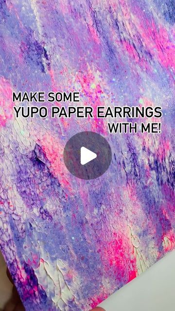 Yupo Paper, Paper Earrings, Clay Jewellery, Resin Tutorial, Cricut Machine, Earring Tutorial, Scan And Cut, Brother Scan And Cut, Cut Design