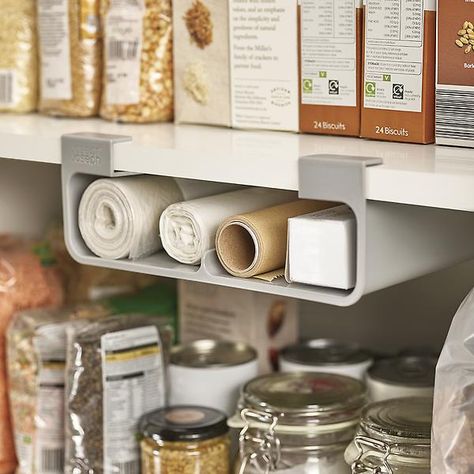 Joseph Joseph CupBoard Store Box Organizer | The Container Store Under Shelf Storage, Bag Organiser, Kitchen Storage Space, Cupboard Shelves, Smart Tiles, Kitchen Organisation, Joseph Joseph, Home Organisation, Kitchen Cabinet Organization