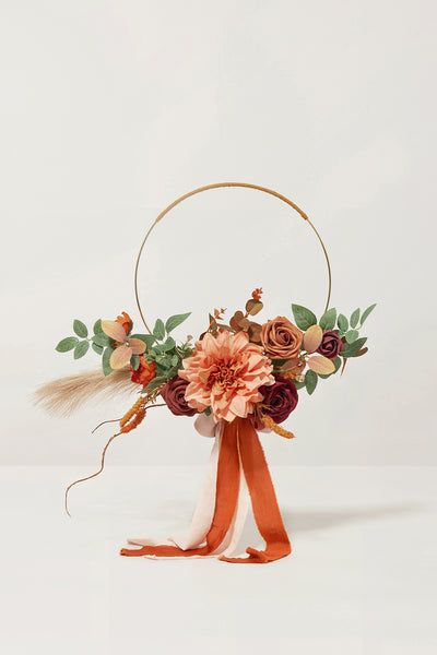 Addresses – Ling's Moment Rustic Chic Fall Wedding, Flower Hoops Wedding, Blush Dahlia, Bridesmaid Wreath, Fall Wedding Tablescapes, Hoop Bouquet, Prom Props, Toss Bouquet, Floral Swags