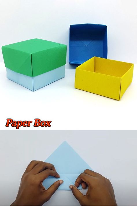 This video will show how to make easy origami box designed by sweet paper. To make this Origami box watch full video and follow the instructions that I showed step by step. #Origami #Box #Children How To Make A Box Out Of Paper Easy, Make A Box Out Of Paper, How To Make Paper Boxes, How To Make A Paper Box Easy, How To Make Paper Boxes Easy, Paper Boxes Diy Folded, How To Make A Box Out Of Paper, Origami Box Instructions, Paper Box Tutorial