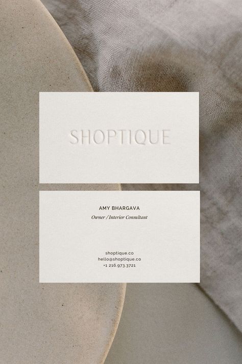 Simple Modern Business Card for Boutique Shop graphicdesignservices #logotoko💲. Logo Design Women, Business Card Design Minimal, Business Card Logo Design, Boutique Logo Design, Modern Business Card, Beautiful Logos Design, Visiting Card Design, Online Logo Design, Make Your Logo