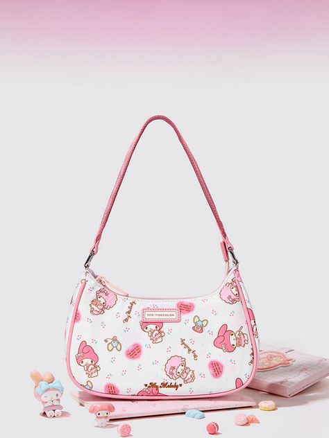 My Melody Keychain, Hello Kitty Merchandise, Hello Kitty Keychain, Hello Kitty Rooms, Kawaii Bags, Kitty Clothes, Hello Kitty Clothes, Hello Kitty Bag, Hello Kitty Accessories