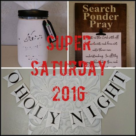 Super Saturday Crafts 2016 armchairdecoratorblog Super Saturday Crafts Relief Society, Souper Saturday, Lds Relief Society Activities, Super Saturday Crafts, Saturday Ideas, Winter Banner, Rs Activities, Lds Relief Society, Lds Lessons