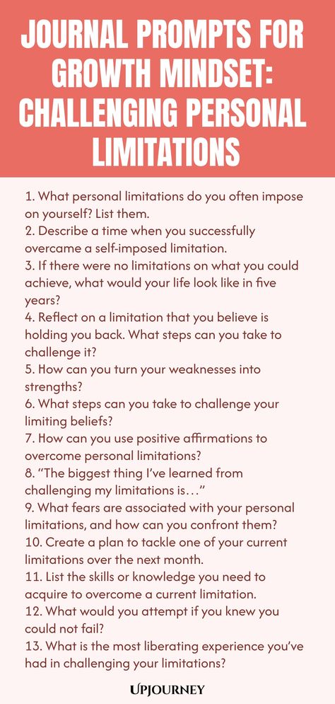 Growth Mindset Journal Prompts, Questions To Ask Yourself To Grow, Mindset Journal Prompts, Mindset Challenge, Work Etiquette, Psychology Terms, Relationship Quizzes, Journal Questions, Journal Inspiration Writing