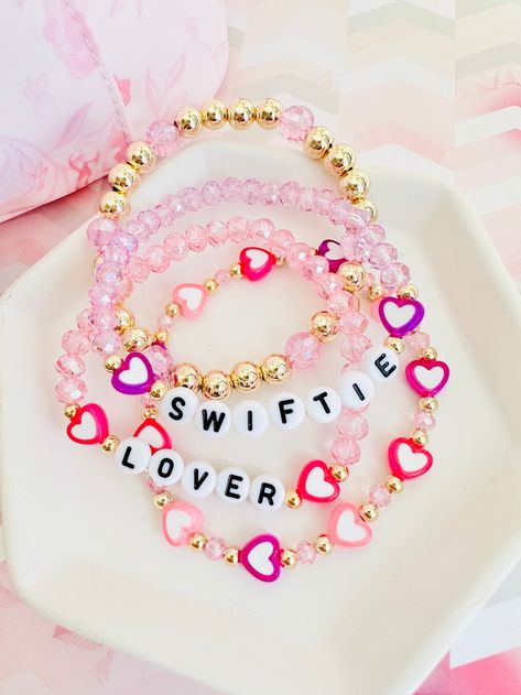 Swiftie Merch Bracelets Eras Tour Bracelet Taylor Swift - Etsy UK Bracelets For Taylor Swift Concert, Taylor Swift Bracelets Swiftie, Taylor Swift Bff Bracelet, Swiftui Bracelets, Taylor Swift Eras Merch, Bracelets Taylor Swift Concert, Pink Taylor Swift Bracelet, Preppy Taylor Swift Bracelets, Concert Friendship Bracelets