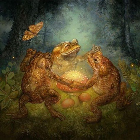 Annie Stegg, Frog Art, Fairytale Art, Ink Illustrations, The Villain, Toad, Original Drawing, Frogs, Halloween Shopping