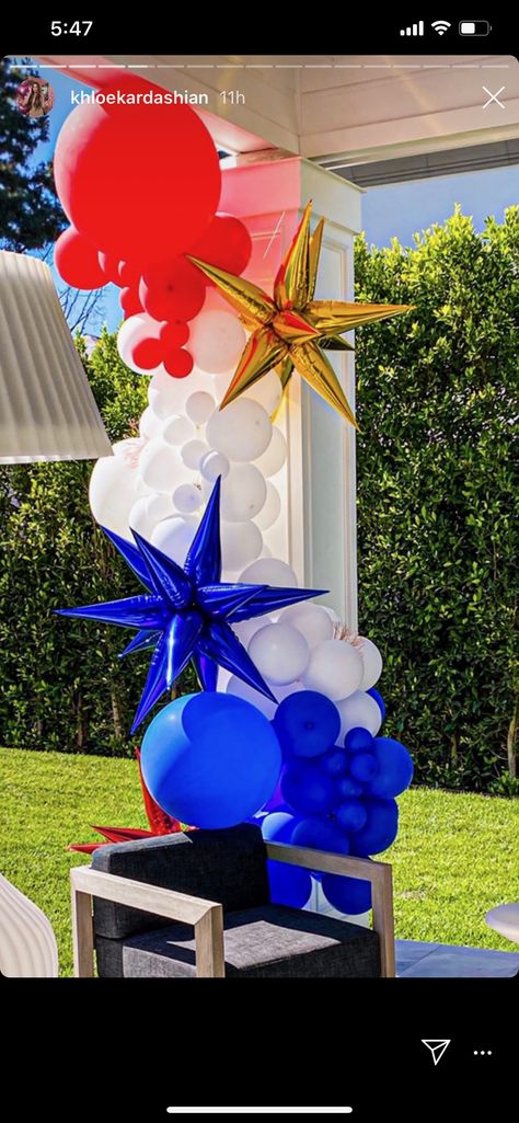 Fourth Of July Party Ideas, Khloe Kardashian And Tristan, America Party, Memorial Day Decorations, Fourth Of July Party, Party In The Usa, Forth Of July, Fourth Of July Food, Khloé Kardashian