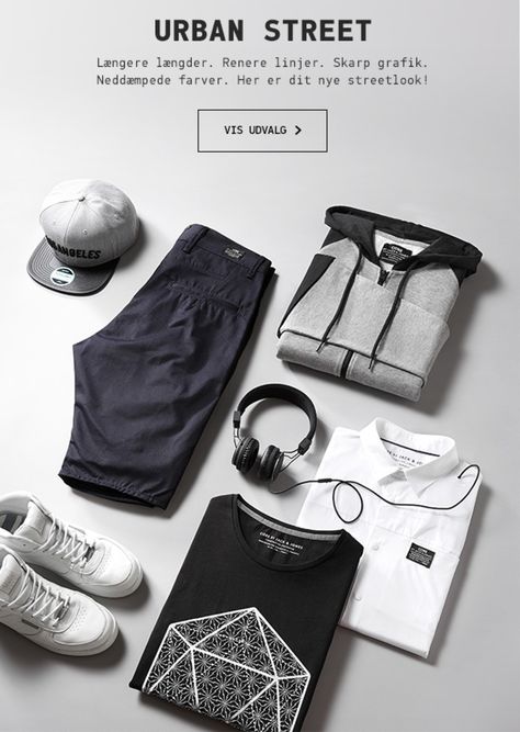 CORE by Jack & Jones - urban city look SS15 Clothes Drawing Men, Men Clothes Drawing, Men Clothes Aesthetic, Clothes Aesthetic Men, Clothes Swag, Clothes Formal, Flatlay Clothes, Flatlay Ideas, Clothes Photography