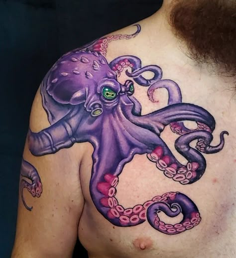 Penny Tattoo, Octopus Tattoo Designs, Octopus Tattoo Sleeve, Kraken Tattoo, Squid Tattoo, Tattoos Instagram, Octopus Tattoo Design, Tattoos Meaning, Octopus Tattoos