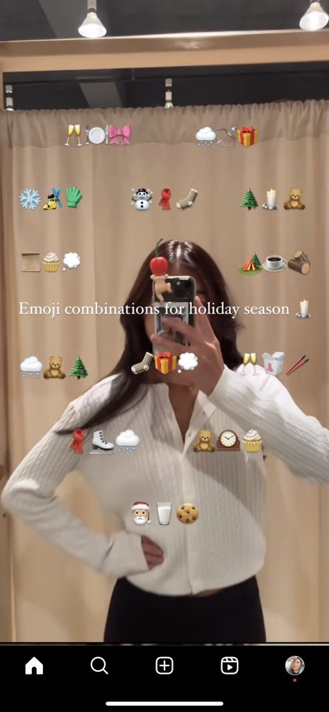 Mirror Selfie Emoji Captions, Selfie Emoji Captions, Captions For Desi Look, Selfie Emoji, Captions With Emojis, Mirror Selfie Captions, Desi Look, Emoji Quotes, Selfie Captions