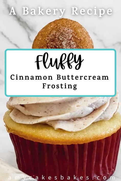 Flavored Frosting Recipes, Amycakes Bakery, Bakery Frosting Recipe, Cupcake Filling Recipes, Cinnamon Buttercream Frosting, Chocolate Fudge Icing, Fudge Icing, Cupcake Frosting Recipes, Cinnamon Buttercream