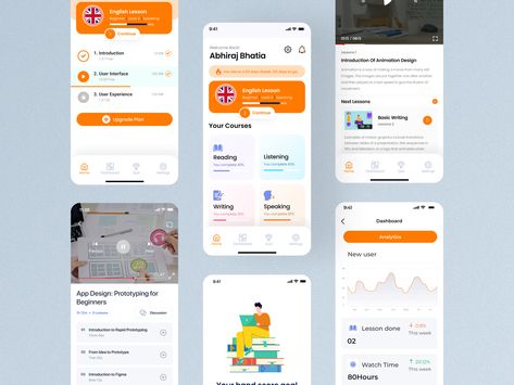 Language learning App Design by Sabbiruiux Language Learning App Design, Learning App Design, Language Learning App, App Ui, Language Learning, Ui Ux Design, Make Design, Ux Design, App Design