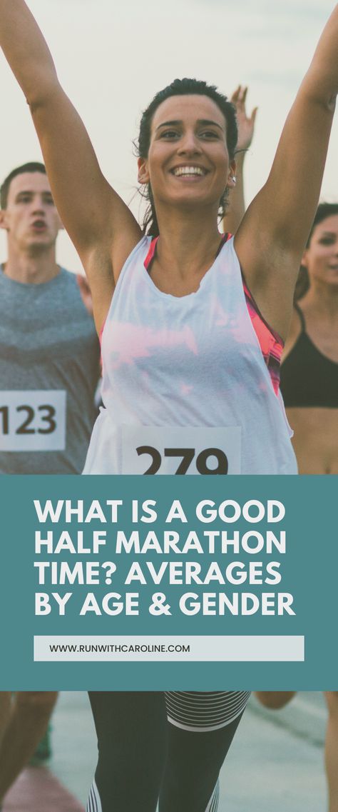 What is a good half marathon time? Average half marathon times by age and gender 1 What To Wear For Half Marathon, Half Marathon Nutrition, Half Marathon Training Diet, Half Marathon Aesthetic, Half Marathon Pace Chart, Half Marathon Outfit, Marathon Pace Chart, Marathon Diet, Full Marathon Training