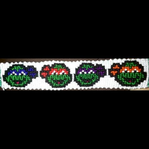 Handmade macrame friendship bracelet TMNT Teenage Mutant Ninja Turtles friendship bracelet Jewelry Bracelets Handmade Macrame, Mutant Ninja, Bracelet Jewelry, Teenage Mutant, Teenage Mutant Ninja Turtles, Teenage Mutant Ninja, Ninja Turtles, Friendship Bracelet, Turtles