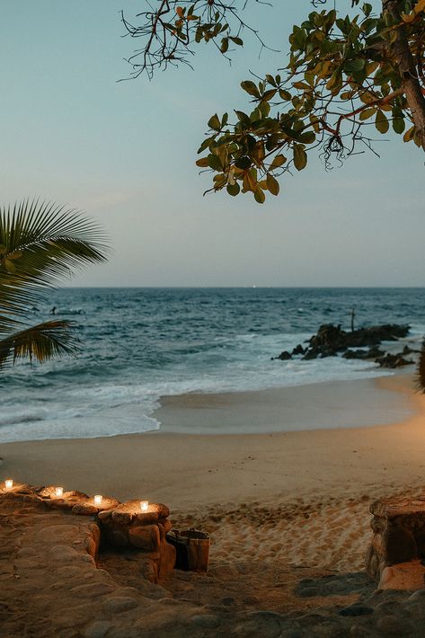 Puerto Vallarta Destination Wedding at Las Caletas Beach | Abigail Eveline Photography Las Caletas Puerto Vallarta, Spanish Beach Wedding, Puerta Vallarta Wedding, Las Caletas Puerto Vallarta Wedding, Puerto Vallarta Beach, Mexico Beach Wedding, Tree Arch, Bermuda Wedding, Puerto Vallarta Resorts