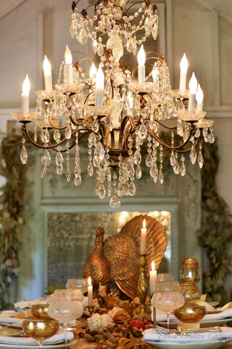 French Country Thanksgiving Decor, Luxury Thanksgiving Decorations, French Country Thanksgiving Table, French Country Thanksgiving, Thanksgiving Table Scapes, Luxury Thanksgiving, Courtney Allison, Bronze Turkey, Thanksgiving Vibes