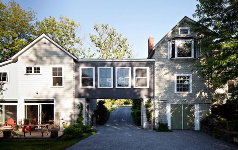 Could this be the perfect home?  A house for the man, a house for the woman, and a bridge to connect them. Two House Connected, Building An Addition, Porte Cochere, Living Modern, Architectural Features, Architecture Model, House Inspo, Beautiful Interiors, My Dream Home