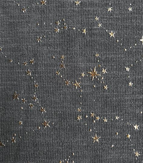 Gold Star Embroidery, Embroidery Constellation, Moon And Stars Embroidery, Celestial Fabric, Celestial Embroidery, Space Embroidery, Stars Embroidery, Star Fabric, Embroidered Stars