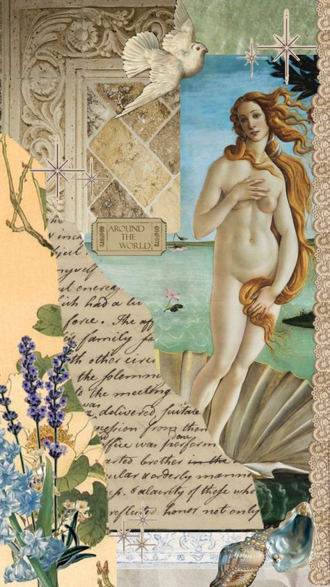 birth of Venus #vintage #wallpaper #birthofvenus Birth Of Venus Halloween Costume, Birth Of Venus Aesthetic, Venus Wallpaper, Birth Of Venus Party, Birth Of Venus, Birth Of Venus Wallpaper, Birth Of Venus Art Aesthetic, Birth Of Venus Lockscreen, Birth Of Venus Painting