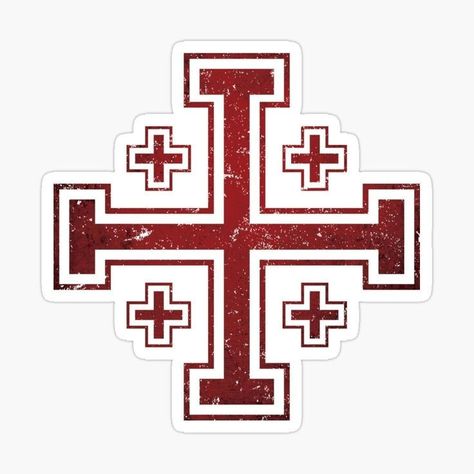 Crusader Cross Tattoo, Crusader Knight Tattoo, Syro Malabar, Templar Knight Tattoo, Balduino Iv, Temple Knights, Crusader Cross, Patriotic Tattoos, Christian Illustration