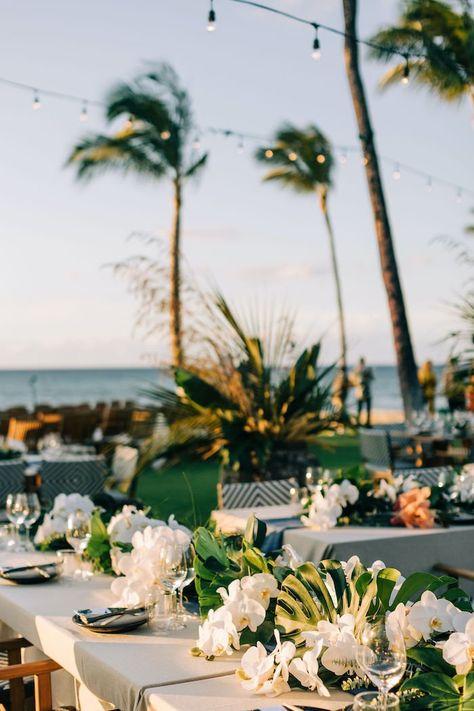 Hawaii Event and Wedding Flowers — MEI DAY Paliku Gardens Wedding, Boho Greenery Wedding, Paliku Gardens, Balinese Style, Wedding Hawaii, Wedding Tropical, Jamaica Wedding, Boho Tropical, Golf Course Wedding