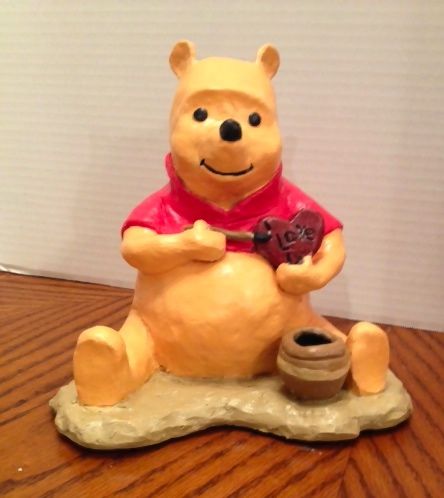 Winnie the Pooh for grandson; artist, glenda coley Winnie The Pooh Pottery, Clay Winnie The Pooh, Winnie The Pooh Clay Sculpture, Grandson Artist, Pooh Bear Hunny Pot, Classic Pooh Nursery Sculptures & Statues, Winnie The Pooh Nursery Sculptures & Statues, Hand Jewelry, Clay Sculpture