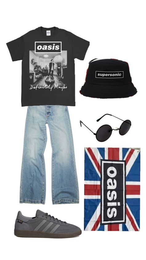 Oasis Outfit, Oasis Concert, Oasis Live, Reunion Outfit, Definitely Maybe, Oasis Clothing, Concert Fits, Concert Outfit, Dream Wardrobe