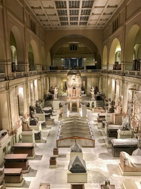 The Egyptian Museum, Egyptian Museum Cairo, Cairo Museum, Dr Ideas, Ancient Egyptian Architecture, Wag Dr, Egyptian Architecture, Central Park Manhattan, Egypt Museum