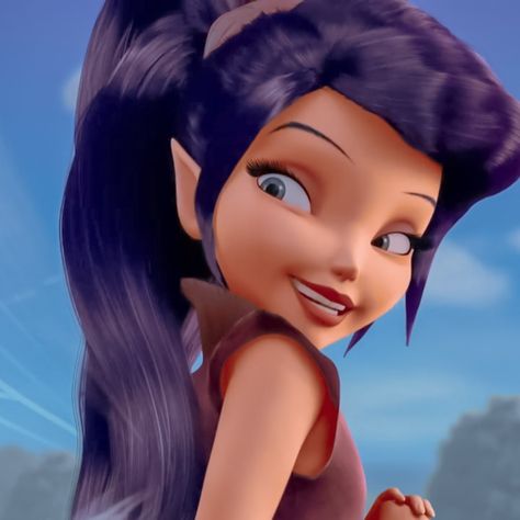 Vidia Icon, Tinkerbell Vidia, Vidia Tinkerbell, Purple Cartoon Characters, Tinkerbell Characters, Fairies Movie, Disney Fairies Pixie Hollow, Tinkerbell Movies, Dreamworks Characters