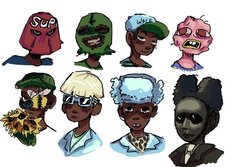 Samanta! 🎭 // CHROMAKOPIA (@Samanta_IMP) on X Tyler The Creator Characters, Tyler The Creator Eras, Tyler The Creator Art Drawings, Tyler The Creator Doodles, Character Doodles, Tyler The Creator Wallpaper, Rapper Art, Tyler The Creator, S Video