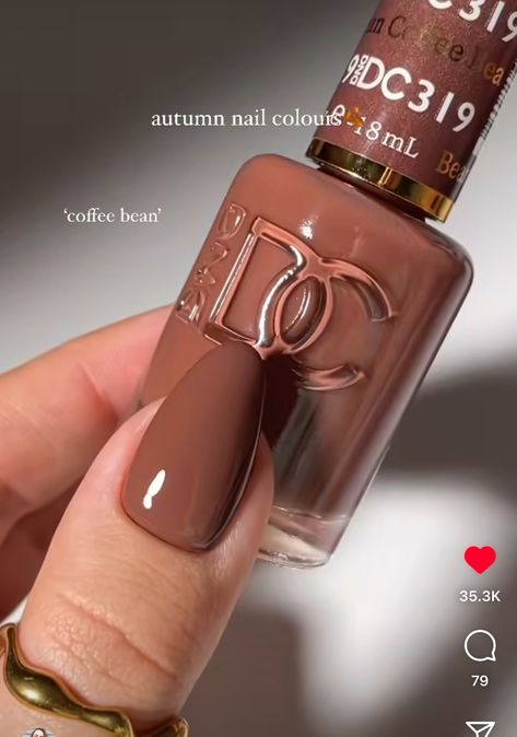 Brown Pink Ombre Nails, Brown Ombre Nails, Brown To Pink Ombre, Mocha Nails, Pink Ombre Nails, Ombre Nail, Casual Nails, French Acrylic Nails, Ombre Nail Designs