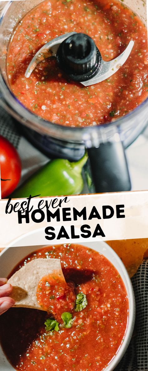 Restaurant Style Salsa Recipe, Easy Homemade Salsa Recipe, Best Salsa Recipe, Best Salsa, Blender Salsa, Easy Homemade Salsa, Easy Salsa Recipe, Restaurant Style Salsa, Homemade Salsa Recipe