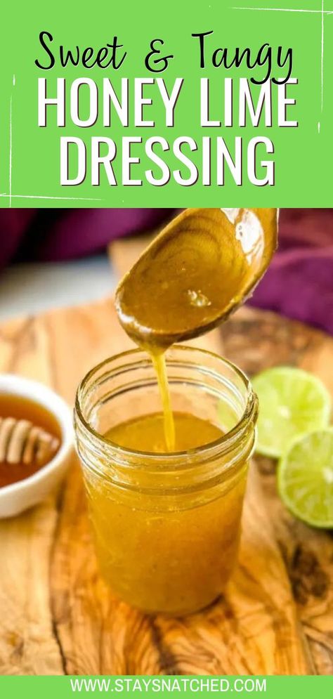 Olive Oil Dressing Recipes, Honey Lime Dressing Recipe, Sweet Salad Dressings, Honey Salad Dressing, Olive Oil Salad Dressing, Lime Salad Dressing, Honey Lime Vinaigrette, Dressing For Fruit Salad, Honey Lime Dressing