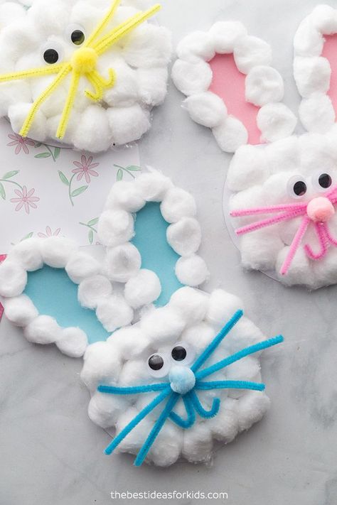 Bunny Craft - The Best Ideas for Kids Easter Crafts Preschool, Bunny Craft, Easter Crafts For Toddlers, Bunny Templates, Fun Easter Crafts, Easy Easter Crafts, Easter Bunny Crafts, Easter Projects, Easter Art