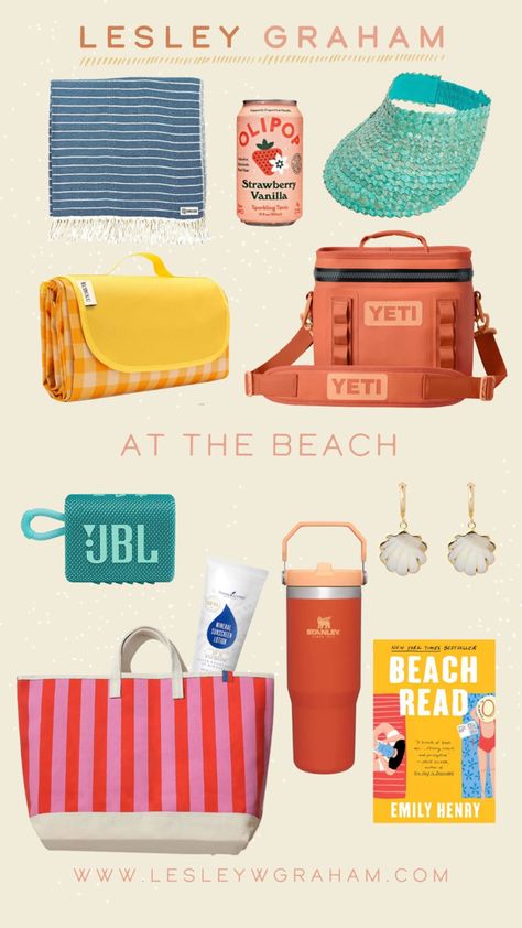 What I’m taking to the beach! Yeti soft cooler. Beach cooler. Portable speaker for beach. Waterproof speaker. Beach book. Beach blanket. Leakproof water bottle. Stanley leakproof. Beach hat. Shell earrings. Young living sunscreen. Follow my shop @lesleywgraham on the @shop.LTK app to shop this post and get my exclusive app-only content! #liketkit #LTKSeasonal #LTKswim #LTKtravel @shop.ltk https://liketk.it/4chDo Yeti Soft Cooler, Beach Gadgets, Beach Cooler, Book Beach, Beach Equipment, Beach Book, Sand Cloud, Beach Books, Waterproof Speaker