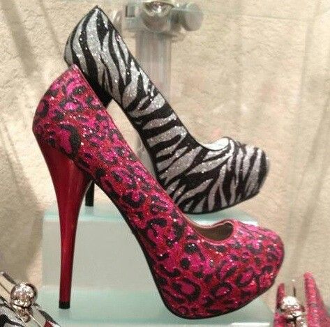 Would love to own a pair of each!! High Heels Boots, Animal Print Shoes, Animal Print Fashion, Fabulous Shoes, Hot Shoes, Shoe Print, Crazy Shoes, Pretty Shoes, Dream Shoes